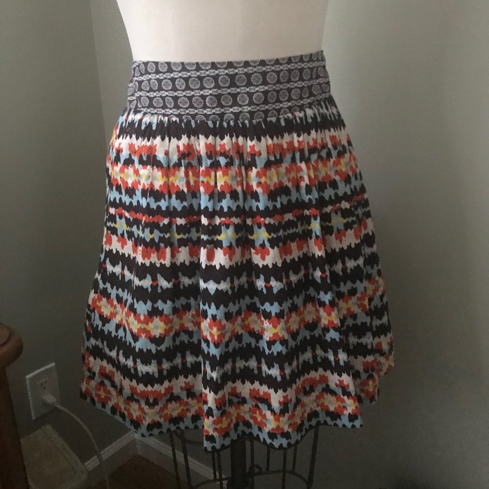Anthropologie Printed Skirt